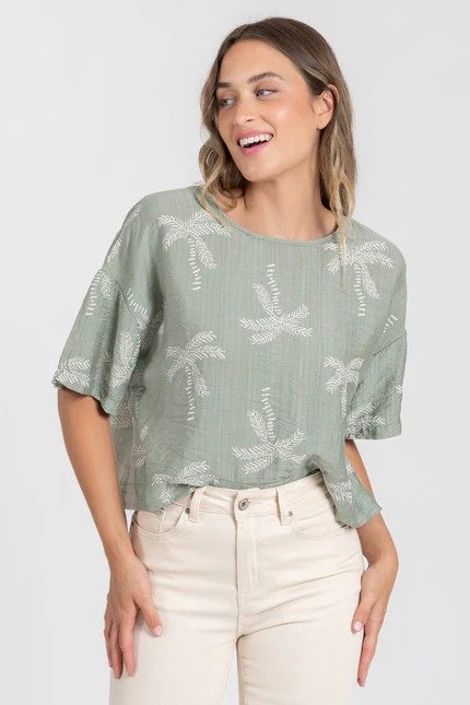 Blusa Armonías Palms